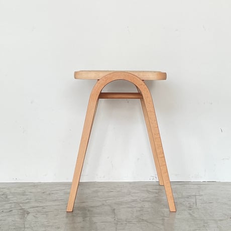 No,202R "Stacking Stool-Rattan" Oil finished/ Isamu Kenmochi