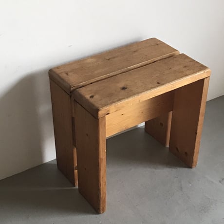 2 Planks Stool for "Les Arcs"-6 / Charlotte Perriand / 1970s