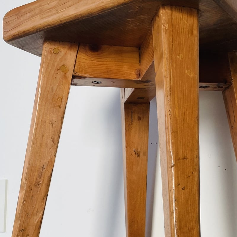 Solid pine stool for 