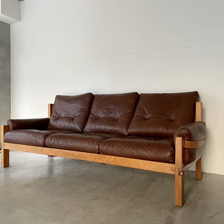 ［※PRICE/ASK］S32 Sofa (Solid Oak) / Pierre Chapo / ca.1960