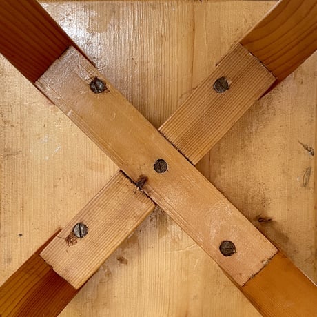 Solid pine stool for "Meribel"/ Christian Durupt / c.1950 -③