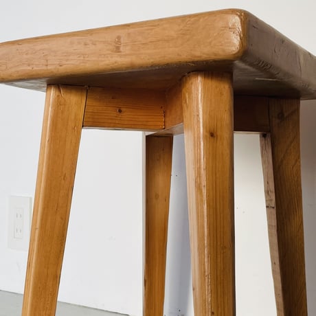 Solid pine stool for "Meribel"/ Christian Durupt / c.1950 -①