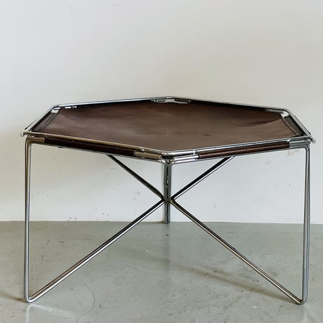 Hexagon Low Table / Rene Bertoux / Group S.A. / 1970s France