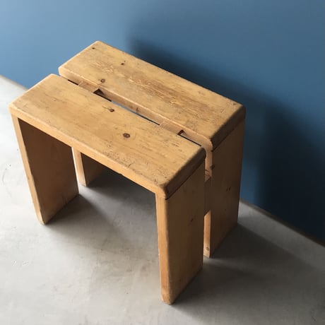 Slit Stool for "Les Arcs"-5 / Charlotte Perriand / 1970s
