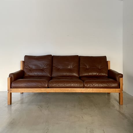 ［※PRICE/ASK］S32 Sofa (Solid Oak) / Pierre Chapo / ca.1960