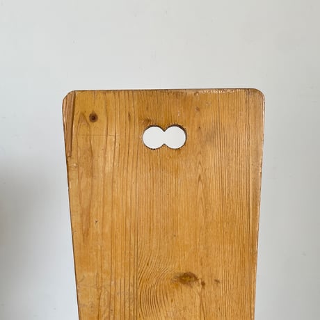 Solid Pine Dining Chair from Trois Vallées / Rene Martin -2