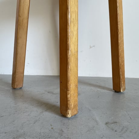 Square Seat Stool for Les arcs-2 / Charlotte Perriand / France, c1980