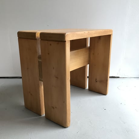 Slit Stool for "Les Arcs"-1 / Charlotte Perriand / 1970s