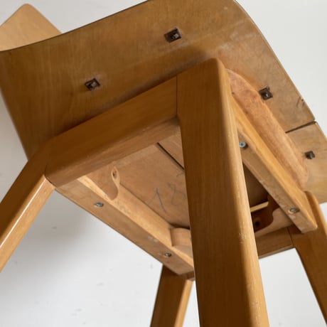 Tonneau Chair-Wood Leg / Pierre Guariche-1