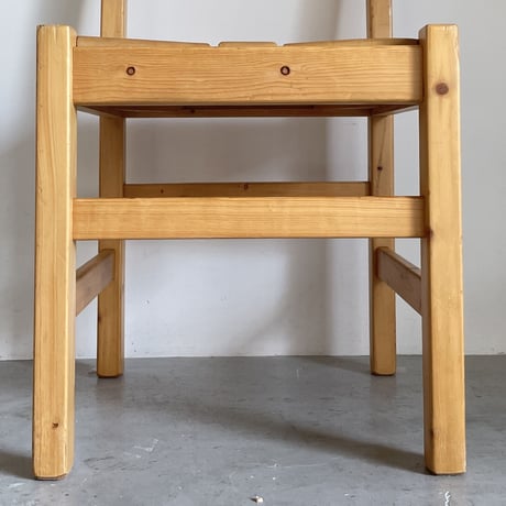 Solid Pine Dining Chair for Lesarcs-1 /Unknown / c.1980