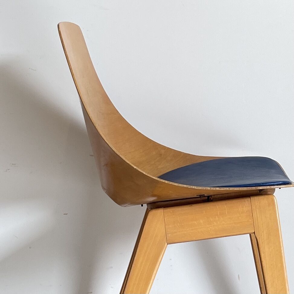 Tonneau Chair-Wood Leg / Pierre Guariche-2 | CO