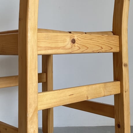 Solid Pine Dining Chair for Lesarcs-1 /Unknown / c.1980