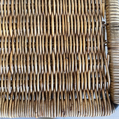 Rattan Small Table / Carl Aubock / c.1960