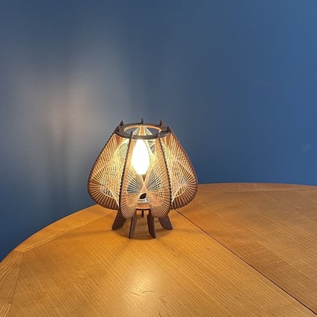 String Small Table Lamp / Unknown / c.1970 / from Czech