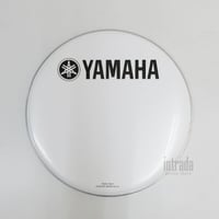 【ジャンク品】ヤマハレモ マーチングバスドラムヘッド パワーマックス MBPM18