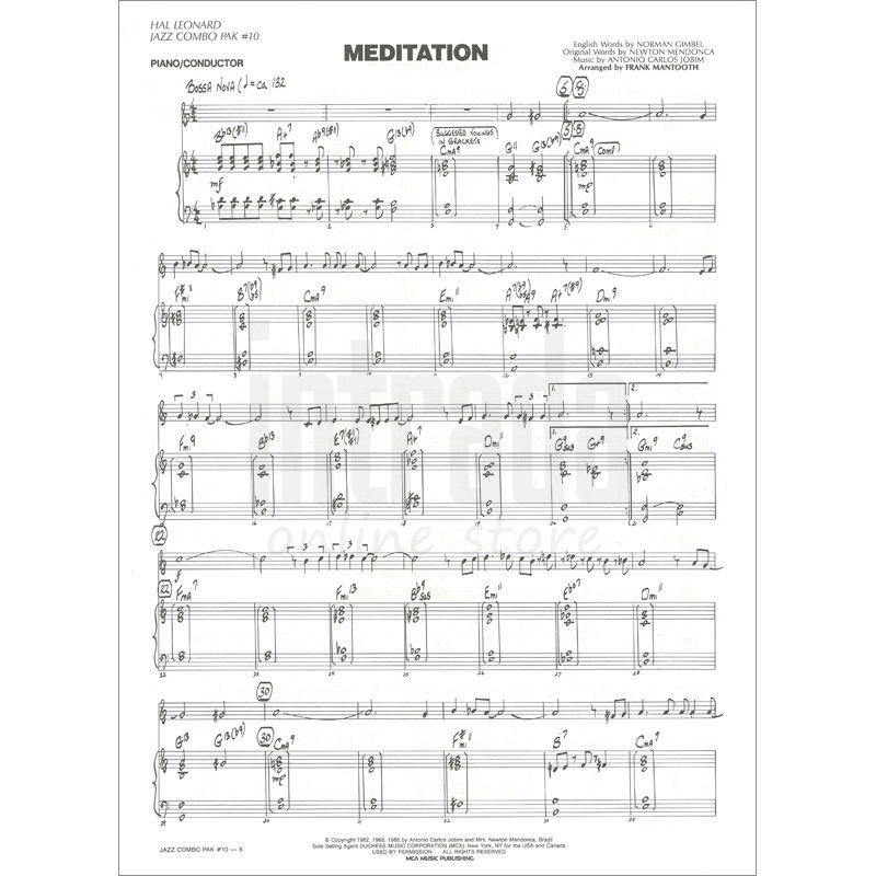 JAZZ COMBO PAK #10 / 「Groovin' High」「Bluesette」