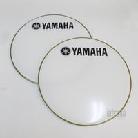 【ジャンク品】ヤマハ マーチング バスドラムヘッド　DH20B-250SW 2枚セット販売