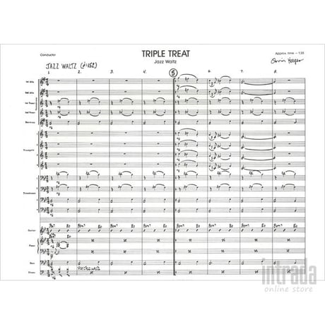 TRIPLE TREAT Jazz Waltz / オーリン・ヘイガー　WB31