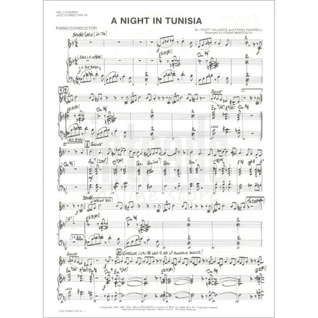 JAZZ COMBO PAK #4 / 「A Night In Tunisia」「Chameleon」他