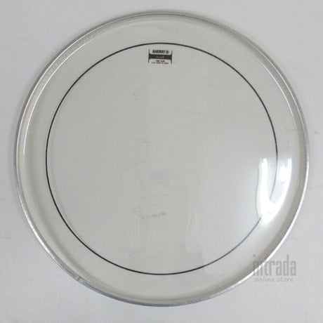 【ジャンク品】ヤマハレモバスドラムヘッドピンストライプクリア BB-PSCL22