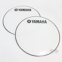 ジャンク品】ヤマハレモ マーチングバスドラムヘッド パワー