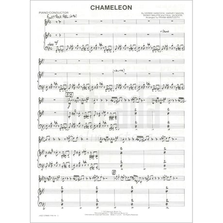 JAZZ COMBO PAK #4 / 「A Night In Tunisia」「Chameleon」他