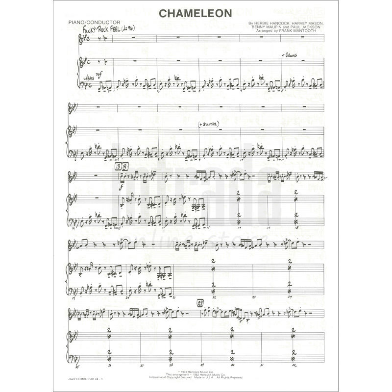 JAZZ COMBO PAK #4 / 「A Night In Tunisia」「Chamel
