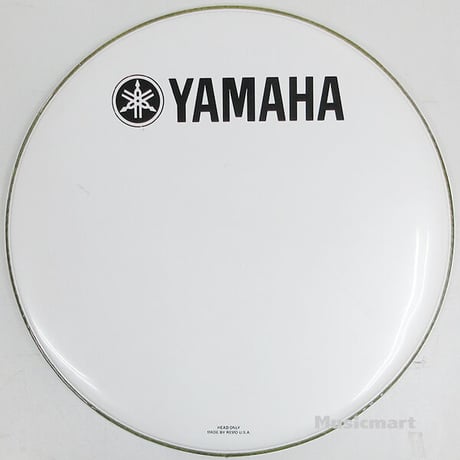 【ジャンク品】ヤマハレモ マーチングバスドラムヘッド パワーマックス MBPM26