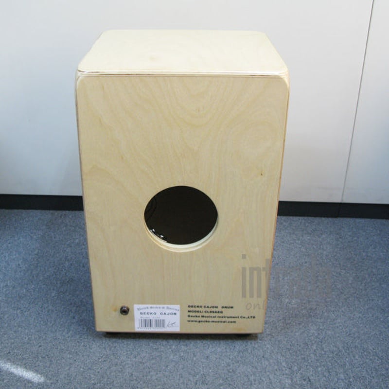 Gecko Cajon ゲッコ カホン エボニーバーチウッド ピックアップ付