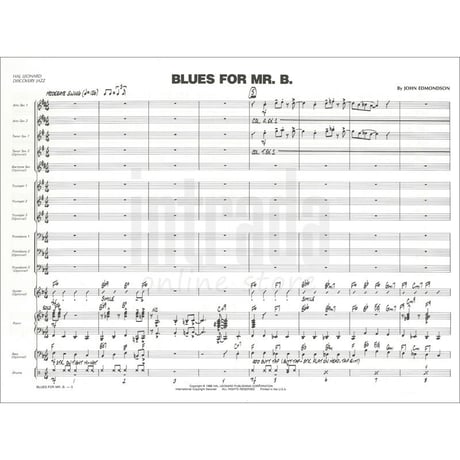 BLUES FOR MR. B. / 「ブルース フォー ミスター.B」 ジョン・エドモンドソン