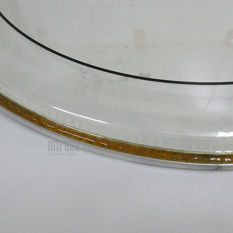 【ジャンク品】ヤマハレモバスドラムヘッドピンストライプクリア BB-PSCL22