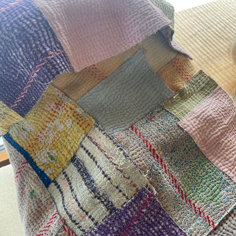 ○miiThaii カンタキルトのハギレ 250g | 古物.雑貨のお店 かくれ家