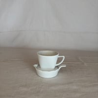 10.白磁のコーヒードリッパーset
