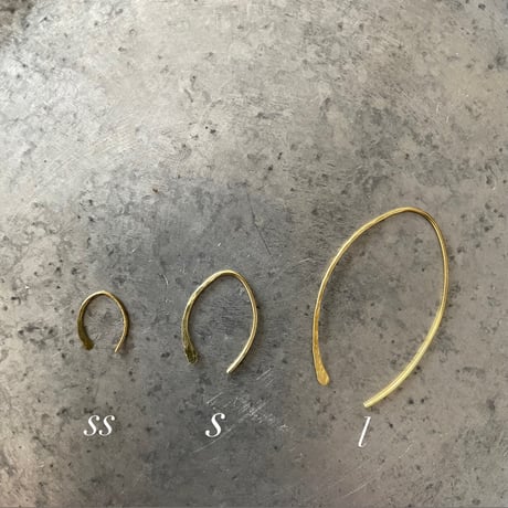 roji-jewelry フックピアス　真鍮