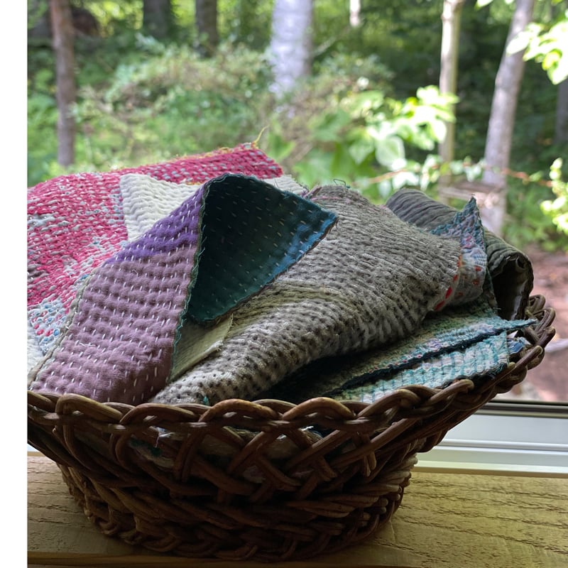 ○miiThaii カンタキルトのハギレ 250g | 古物.雑貨のお店 かくれ家