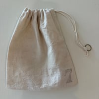 アンティークリネン巾着　RING