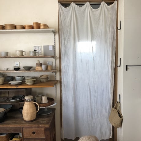 ●優しい生成りのシングルガーゼ　135cm×2m〜5m