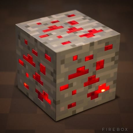 Minecraft ライトアップ レッドストーン鉱石 / Minecraft Light-Up Redstone Ore