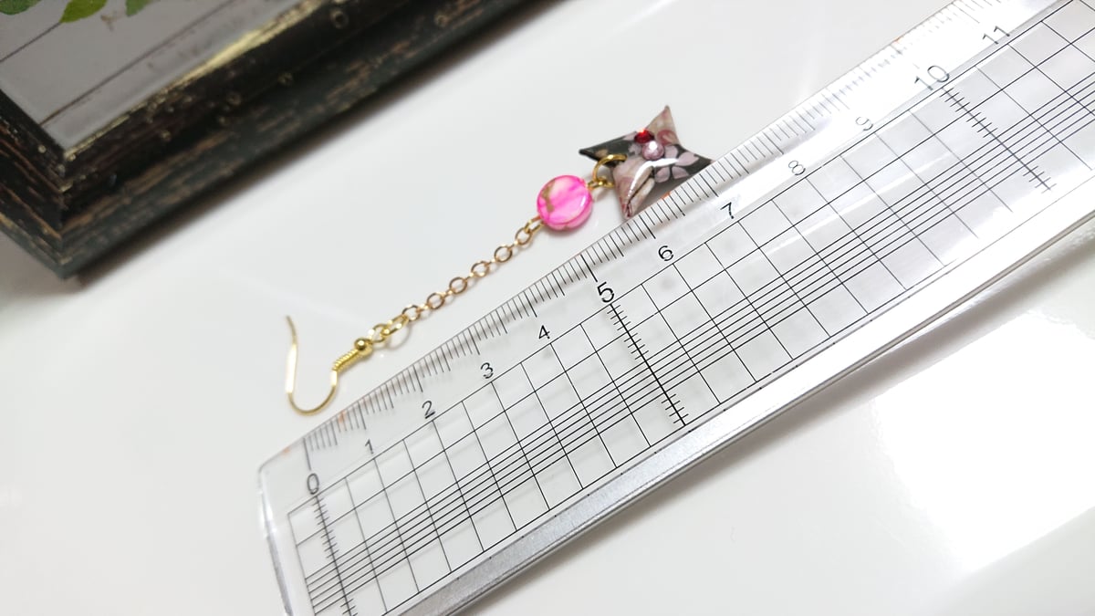 ミニ手裏剣ピアスorイヤリング(イエロー) | 510house