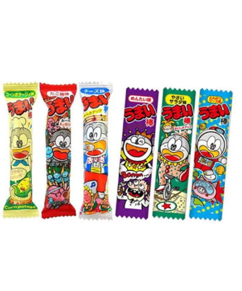 人気のうまい棒6本 袋詰めセット | ｼｮｯﾌﾟﾜﾀﾅﾍﾞ