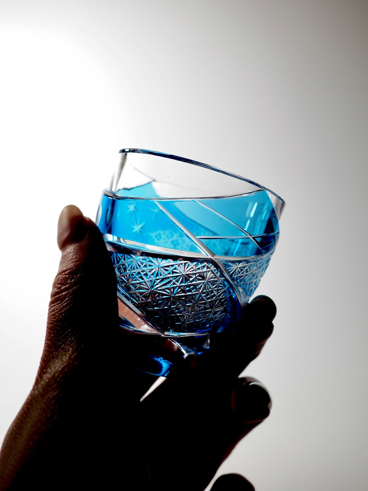 A58ぐい呑 八角 ぐい呑み | PRODUCTS | 江戸切子ブランドのhaku硝子