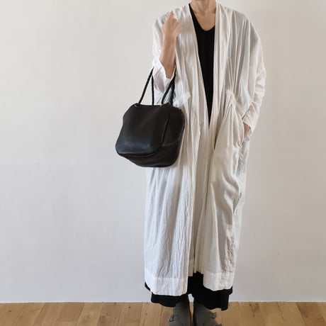 山羊革 巾着トートバッグ-LS（Lショート）サイズ／細ロープ（GOKT-LS-(S)）