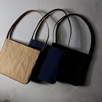 牛革×ナイロン・スクエアショルダー Sサイズ（GAKQS-S）