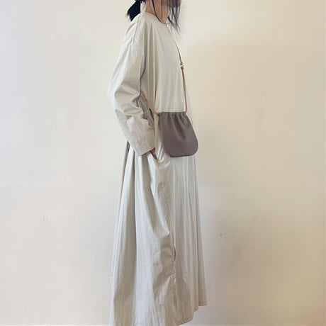 仔牛革 ミニ巾着　Sサイズ・ロング（ポシェット）（CMK-S-L）