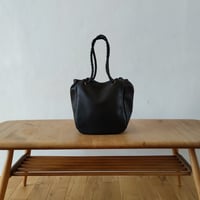 山羊革 巾着トートバッグ-LS（Lショート）サイズ／細ロープ（GOKT-LS-(S)）