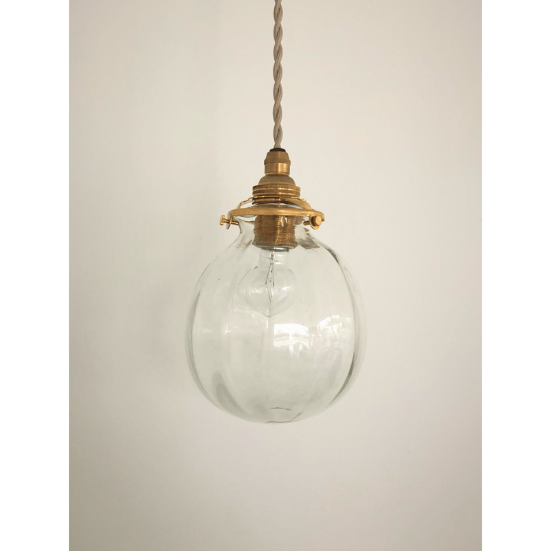 おおやぶみよ ランプシェード おおやぶみよ＿ランプシェード（丸）モール コード/真鍮 | HIZUKI