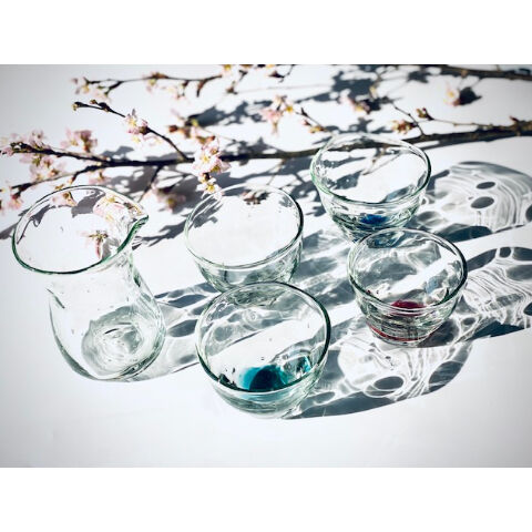 おおやぶみよ＿スピカぐい呑み（青） | HIZUKI