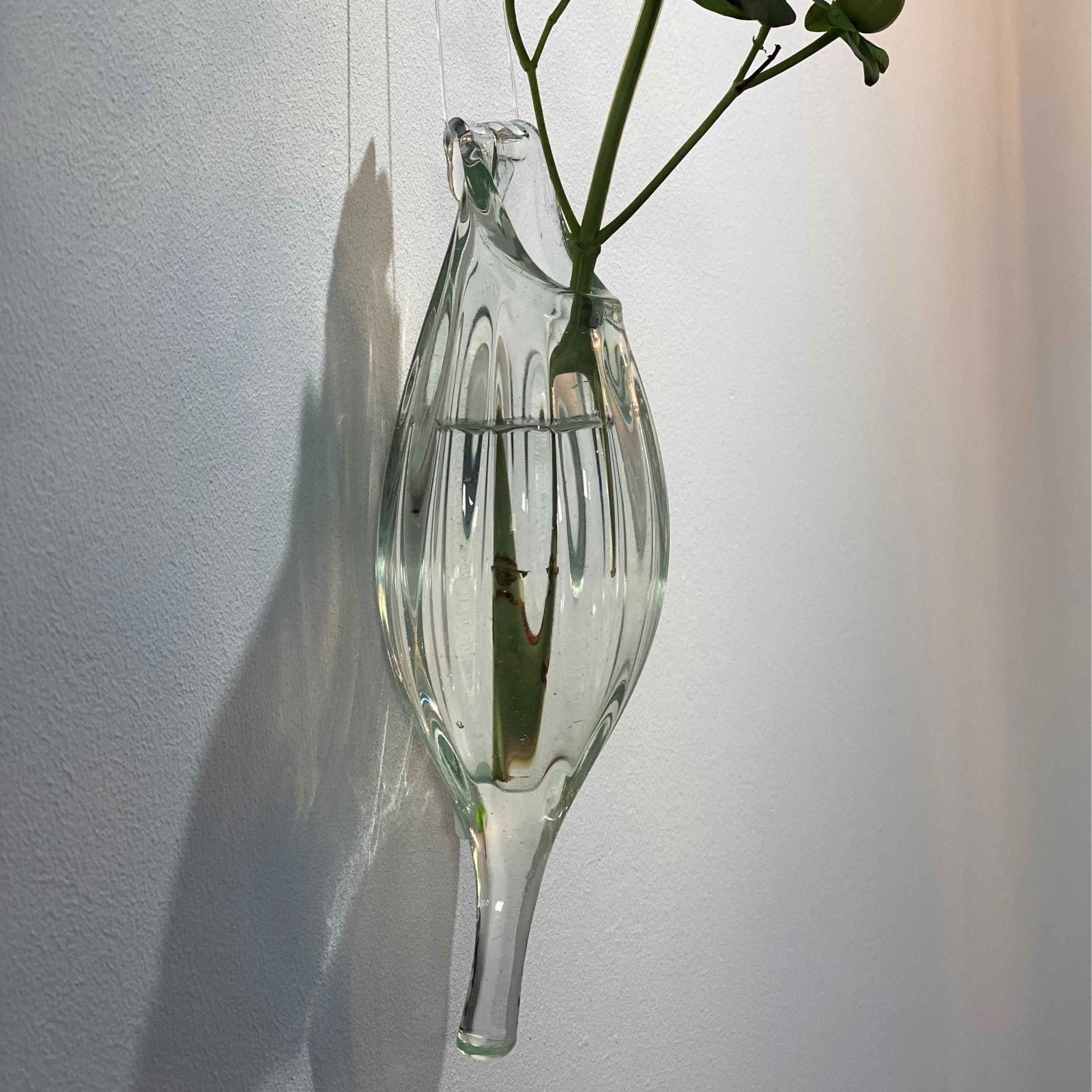 未使用　おおやぶみよ　つり下げVASE フラワーベース　モール　一輪挿し original