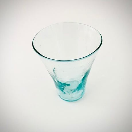 おおやぶみよ＿スピカロンググラス  (アクアブルー）