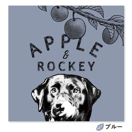 Apple and me （リンゴと僕）　S4サイズ（33.3×33.3cm）